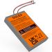 DULEX 3.7V 2000mAh LIP1522 Replacement Battery with Big and Small Plug for Playstation 4 PS4 Dualshock 4 Wireless Controller (1-Pack)
