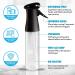 2 Pack 10oz OIOIPPIO Hair Spray Bottles - Refillable Continuous Sprayer for Hairstyling, Cleaning, Gardening - BPA Free - Black & White - Buy Online on GoSupps.com
