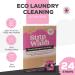 ecoLiving Laundry Detergent Strips (24 Sheets) | Eco-Friendly & Biodegradable | Zero Waste Solution for Sustainable Living - Buy Online on GoSupps.com
