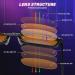 Livho Blue Light Filter Glasses for Women | TR90 Super Light Anti-Fatigue Computer & Gaming Glasses | Black & Clear Orange Colors - Buy Online on GoSupps.com