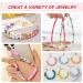 QUEFE 4800pcs Clay Beads for Bracelet Making Kit - 48 Colors Polymer Clay Beads for Jewelry Making - Heishi Beads for Girls 8-12 - Preppy Gift Pack - Buy Online on GoSupps.com