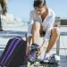 Gooyule Roller Skate Bag | Adjustable Shoulder Strap | Large Capacity | Purple | Fits Quad Skates, Inline Skates, Roller Skating Accessories | For Girls, Boys, and Adults - Buy Online on GoSupps.com
