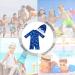 UPF 50+ Blue Shark Zipper Swimwear for Baby Boys/Girls | Snap Bottom Toddler Swimsuit 3-6 Months - Buy Online on GoSupps.com