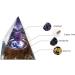 Vnstwww 7 Chakra Orgonite Pyramid - Reiki Healing Crystal for Meditation & Feng Shui Decoration | 6cm A6 - Buy Online on GoSupps.com