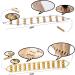 Wooden Back Massage Roller Rope Tool for Lymphatic Drainage and Muscle Pain Relief - 2 Pcs - Buy Online on GoSupps.com