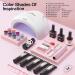 Morovan Poly Gel Nail Kit with Lamp and Drill - Complete Professional Set for Beginners with 48W Light and Electric Nail Drill - Buy Online on GoSupps.com