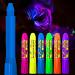Nebulaglam 6 colors UV Bodypainting UV color make-up neon UV children's make-up set face paint make-up set carnival carnival Halloween Christmas make-up rotatable B# 6-color rotation