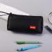 Big Capacity Pencil Pen Case Office College School Large Storage High Capacity 2 Layers Pencil Travel Luggage Pouch Make up Cosmetic Bag Zipper Stationery Pouch Multifunctional Organizer (Black) S-Black - Buy Online on GoSupps.com
