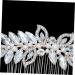 DOITOOL Bridal Headdress Rhinestone Bridal Comb Silver Hair Clip Combs for Women Hair Combs for Gold Headpiece Bride Hair Clip Rhinestone Headpiece Accessories - Buy Online on GoSupps.com