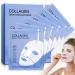 Masque Collagene 6 Pi ces - Masque Anti-Rides au Collag ne Profond pour Tous Types de Peau R duction des Pores Am lioration de l' lasticit