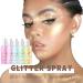 Light Pink Body Glitter Spray | Moisturizing Shimmer Highlighter for Face Hair & Body - Quick-Drying Non-Sticky 60ML - Buy Online on GoSupps.com