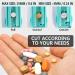 Johnbee Pill Cutter Splitter for Small & Large Pills | Adjustable Sharp Blade & Non-Slip Safety Guard | Efficient Multi-Pill Cutting in Lake Blue - Buy Online on GoSupps.com