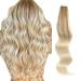 Depending on the amazing beauty hair tape in extensions real hair balayage hair extensions tape into the invisible double-sided human hair 50g 20 pieces platinum flond with ash brown #b8-60 45 cm tape extensions 45 cm #b8-60