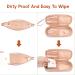 Rose Gold Clear Makeup Organizer Bag | Portable Travel Cosmetic Pouch for Women | Small Clear Makeup Bag for Purse and Pencils - Buy Online on GoSupps.com