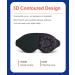 SUJAYU 3D Contoured Sleep Mask | Soft Eye Covers for Sleeping | Men & Women Sleep Mask | Bondage Gear - Buy Online on GoSupps.com
