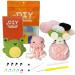 MINMUNJIU Crochet Kit for Beginners, 3 Pack Cute Small Crochet Animal Kit for Beginers and Experts, Detailed Course Materials for Complete Beginers with Step-by-Step Video Tutorials Style A