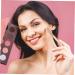 FRCOLOR 2 Sets Travel Makeup Blush Brush Highlights Hair Dye Kit Women Makeup Supplies Girls Eyeshadow Brush Face Beauty Tools Brush for Makeup Cosmetic Wood Miss Makeup Tools - Buy Online on GoSupps.com