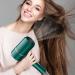 Electric Hair Dryer Portable Ionic Hair Dryer with 110000 RPM Brushless Motor 1500W High-Speed HairDryer 1400W Low Noise Thermo-Control Hairdryer for Home Travel Perfect for Gifts (Green) - Buy Online on GoSupps.com