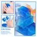 IFANLANDOR Silicone Gel Finger Ice Pack Toe Protector - Blue (4x2cm) | Finger Protection Sleeves for Injury Relief - Buy Online on GoSupps.com