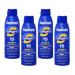 Coppertone Sport Continuous Spray Sunscreen SPF 15 - 5.5 oz Pack of 4
