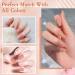 28g Acrylic Powder Set - White, Clear, Black, Nude | Professional Nail Extension System - HJ-NAP016 (No.17) - Buy Online on GoSupps.com