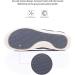 UGUHU Men Diabetic Shoes - Large Size Wide Width Footwear for Swollen Feet & Plantar Fasciitis - Non-Slip Elderly Walking Shoes - Black EU47 - Buy Online on GoSupps.com