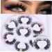 FRCOLOR 7 Pairs False Lashes Fake Eyelashes Colored Lash Extensions Color Lashes Faux Eyelashes Lashes with Color Lash Clusters Colored Eyelashes Colored Lashes Curly Chemical Fiber Extend - Buy Online on GoSupps.com
