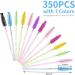 E-HORDE 350 Pack Multicolor Crystal Mascara Brushes Disposable Eyelash Brush Mascara Wands Applicator Eyebrow Brushes Makeup Cosmetic Brush Extension Supplies Applicator Makeup Brush Kits - Buy Online on GoSupps.com