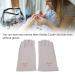 Anti UV Gloves for Gel Nail Lamp Manicure Gloves UV Protection Stretchy Breathable Fingerless Fiber Cotton Nail Lamp Gloves for Home Salon(Gray) - Buy Online on GoSupps.com