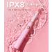 Electric Toothbrush Sonic | 8 Brush Heads 40000 VPM | 5 Modes Fast Charge | Lasts 30 Days | Rechargeable | Adults (Pink) - Buy Online on GoSupps.com