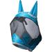 Harrison Howard Caremaster Pro Luminous Fly Mask for Horses - UV Protection Fleece Padding & Ear Protection - Dresden Blue - Warmblood Size - 1 Pack - Voodoo Blue - Buy Online on GoSupps.com