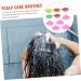 Tovinanna 10-Piece Silicone Shampoo Brush Set - Scalp Massage & Cleaning Brushes for Ultimate Hair Care - Buy Online on GoSupps.com