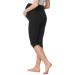 Be Mammy Women's 3/4 Maternity Leggings Tights BE20-229 - Black (Size: S) - Buy Online on GoSupps.com