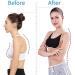 Correction Posture Back Shoulder Posture Corrector Back Support Brace Belt Adjustable Strap Back Straightener Black L Black L - Buy Online on GoSupps.com