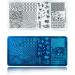 6 Pcs Nail Stamper Kit with Lace Retro Flowers & Geometric Figures - Nail Stamping Plates Set for Art Design and Decoration - Buy Online on GoSupps.com