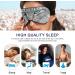 Haskirky Light Blocking Eye Mask - Adjustable for Deep Sleep, Travel, Yoga - Blue Eyed Cat Design - Buy Online on GoSupps.com