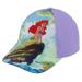 Disney Girls Baseball Cap, Princess and Little Mermaid Ariel Adjustable Kids Hat for Ages 4-7 4-7 Years Green