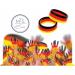 MTS Shoecare Fan Rings - Black/Red/Gold Finger Rings for Women & Men | Set of 2 54/17.2 mm | International Shipping Available - Buy Online on GoSupps.com