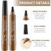 Suerteyay Eye Brow Suerteyay 3D Eyebrow Eyebrow Pencil 4 Tip Microblade Eyebrow Pen Eyebrow Contouring Pen Waterproof Fine Stroke Microblading Eyebrow Pencil Natural (Natural Black) - Buy Online on GoSupps.com