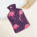 Hot Water Bottle with Lid - Pink Flamingo Rubber Hot Water Bag for Pain Relief Cramps Foot Warmer & Therapy - Buy Online on GoSupps.com
