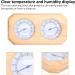 Fuik Sauna Thermometer & Wooden Thermohygrometer - Large Dial for Clubs Gyms & Family Saunas | International Shipping - Buy Online on GoSupps.com