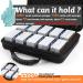 Card Game Case - 1200-2200 Cards Holder for Pokemon, Sports, Baseball & More - Black Zipper Travel Storage for Cards Against Humanity & Other Collectible Trading Card Games - Buy Online on GoSupps.com