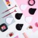 JOELELI 12 Pcs Powder Puff Soft Triangle Powder Puff for Face Wedge Shape Makeup Powder Puff with Strap Cosmetic Sponge for Contouring Under Eyes Corners(Black & White) - Buy Online on GoSupps.com