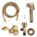 Bathroom Accessories Vintage Brass Handheld Bidet Sprayer Spray Head Bracket Hose Kit Bathroom Accessories