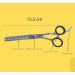 Professional Thinning Thinning Scissors Hairdressing Scissors Professional Hair Cutting 6.5" Inches Hairdressing Tools and Tools Hairdresser Women Men Salon Comb Silver - Buy Online on GoSupps.com