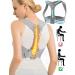 Posture Corrector Back Support Brace for Women & Men Comfortable Ergonomic Design Back Straightener/Posture Trainer Device for Spinal Alignment Kyphosis Slouching & Hunching - M