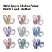 BURANO Cat Eye Gel Nail Polish Set - 6 Magnetic Holographic Colors with Pink 9D Eyes Tiger Design - Long-Lasting Gel Polish with Magnet for Stunning Cat Eye Effects - Buy Online on GoSupps.com