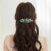 Vintage Hair Barrettes French Retro Hair Clips Women French Hair Clips Vintage Leaf Pearls Bronze Hair Clips Gold - Buy Online on GoSupps.com