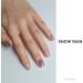 NAILOG Semi Cured Gel Nail Strips 34 pcs Salon-Quality Gel Nail Stickers Long Lasting Nail Wraps for Women with Soft Gel Finish Vintage Print & Silver Glitter (Snow Rain) - Buy Online on GoSupps.com