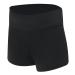 Dancina Gymnastics Shorts Athletic Dance Wear - Little Big Girls Classic and New Metallic Ice 12 Solid Black